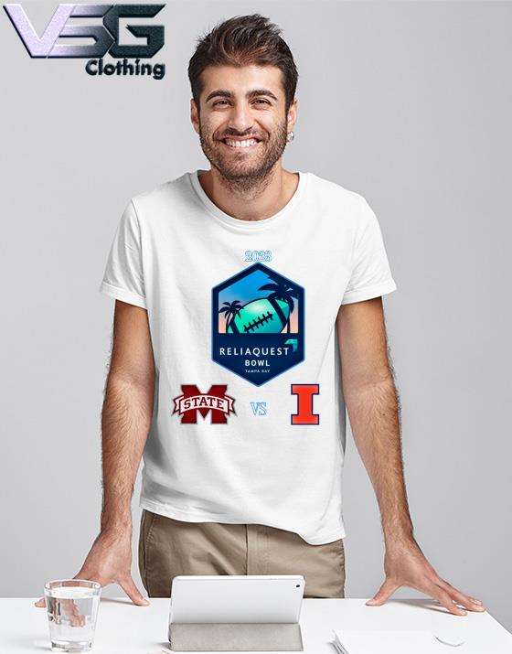 Mississippi State vs Illinois 2023 Reliaquest Bowl shirt