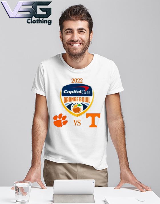 Official clemson vs Tennessee 2022 Capital One Orange Bowl shirt
