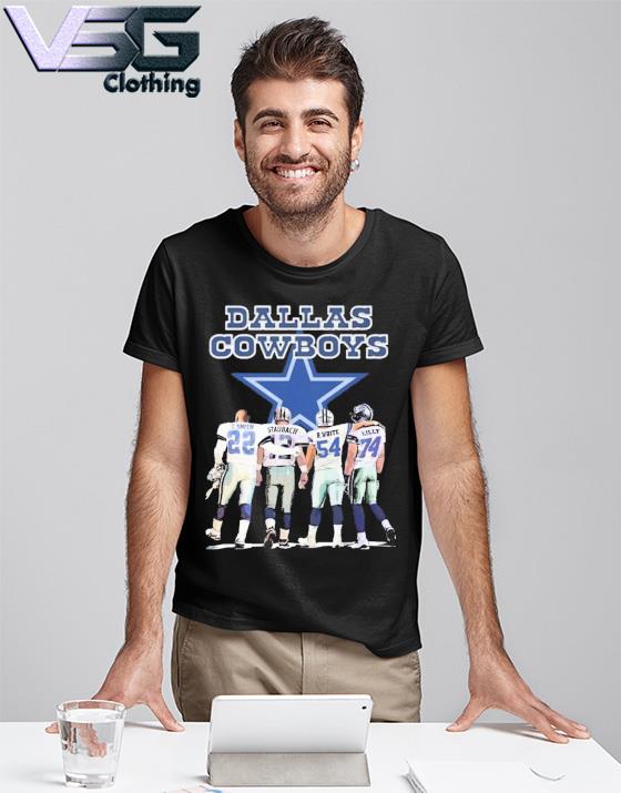 Official Dallas Cowboys E.Smith Staubach White and Lilly shirt