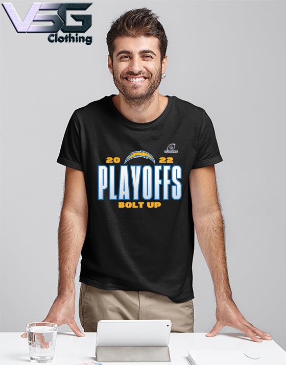 Official Los Angeles Chargers 2022 NFL Playoffs Our Time Bolt Up shirt Official Los Angeles Chargers 2022 NFL Playoffs Our Time Bolt Up shirt