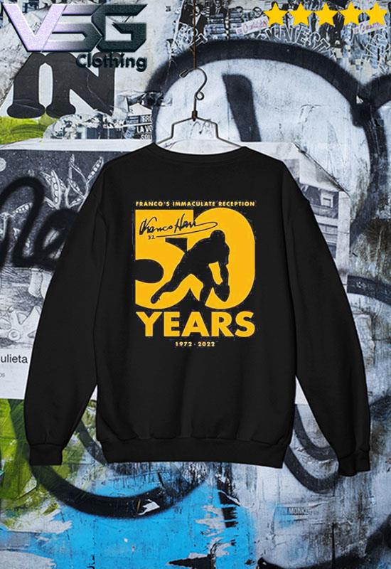 Pittsburgh Steelers Immaculate 50 Years Reception T-shirt