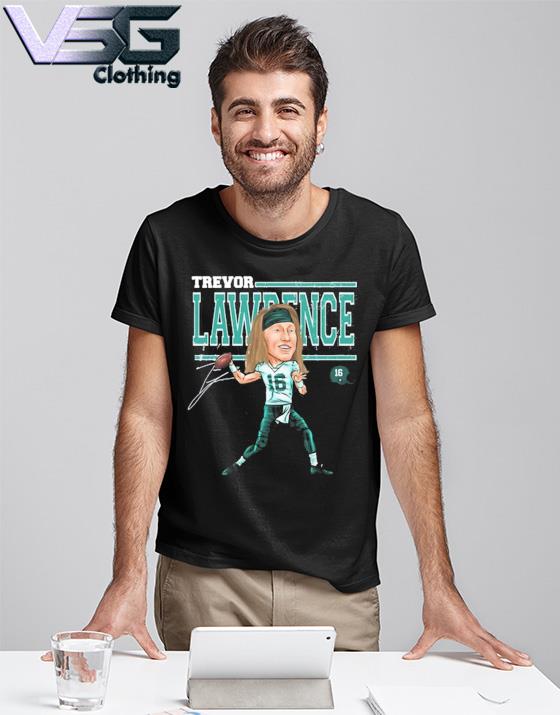 TREVOR LAWRENCE CARICATURE SHIRT Trevor Lawrence, Jacksonville Jaguars -  Ellieshirt