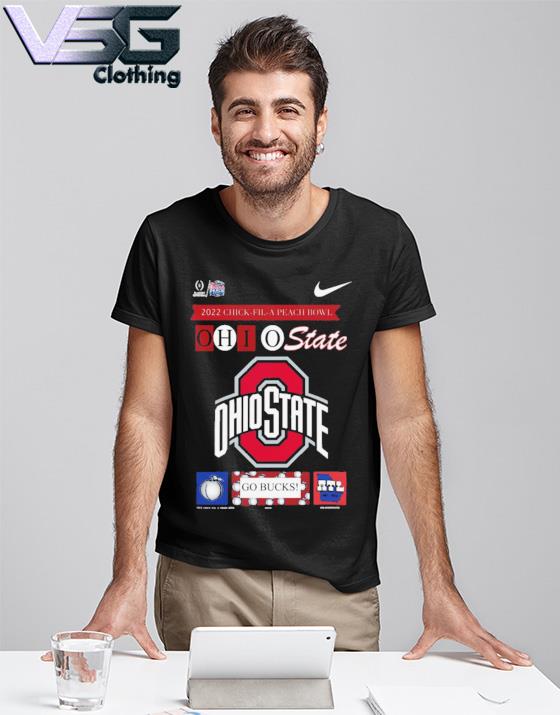 Ohio State 2022 Chick fil a peach Bowl go bucks nike shirt Ohio State 2022 Chick fil a peach Bowl go bucks nike shirt