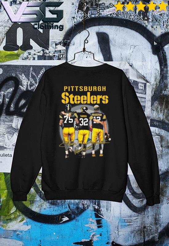 Pittsburgh Steelers Joe Greene Franco Harris And Terry Bradshaw Signatures  shirt, hoodie, sweater, long sleeve and tank top