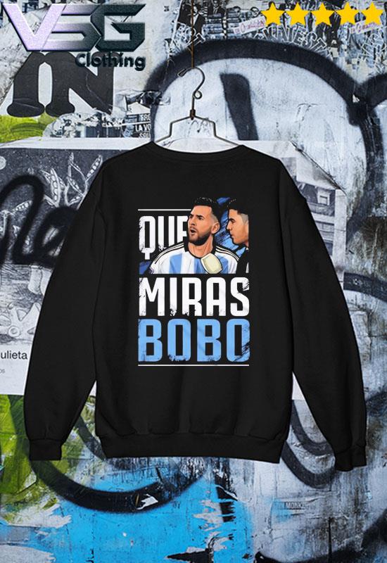 Messi's 'Que miras bobo?' taunt merch takes Argentina by storm