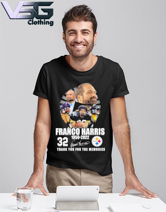 Rip Franco Harris Thank You For The Memories 1950 2022 shirt