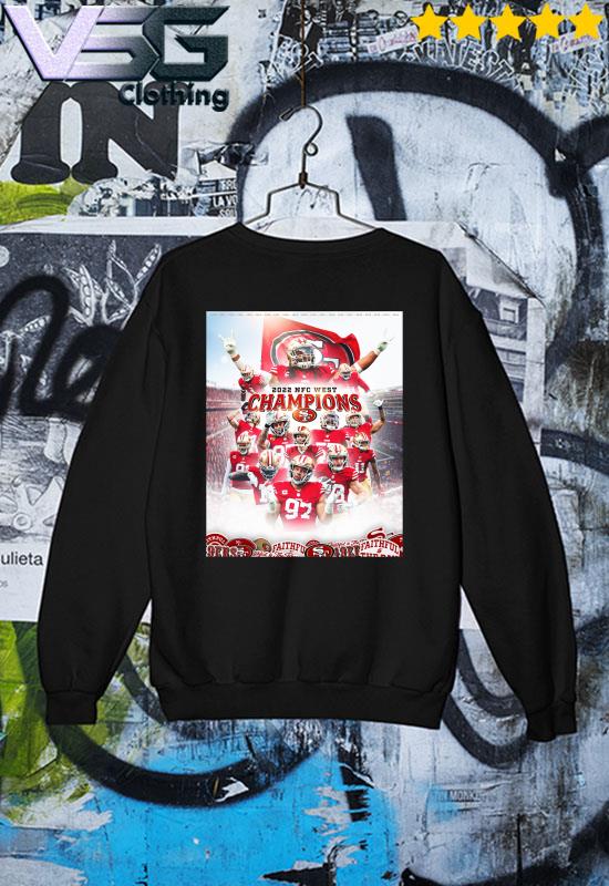 Official Poster 2022 NFC West Champions SF 49ers shirt, hoodie, sweater,  long sleeve and tank top