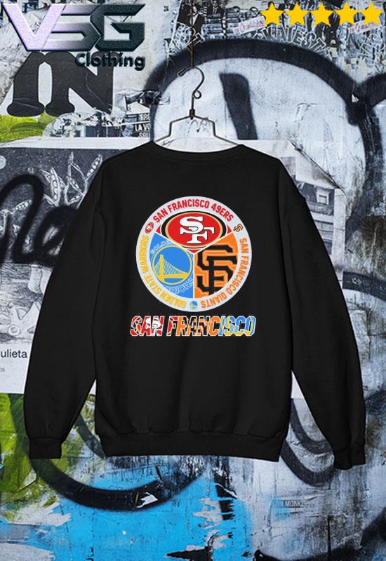 Awesome san Francisco 49ers Warriors Giants teams logo 2023 T-shirt,  hoodie, sweater, long sleeve and tank top