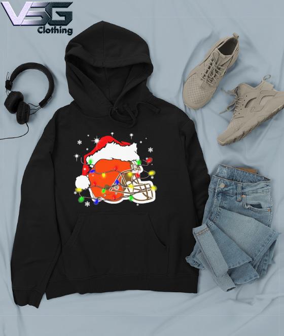 Nice santa Hat Chicago Bears Helmet Merry Christmas Shirt, hoodie, sweater,  long sleeve and tank top