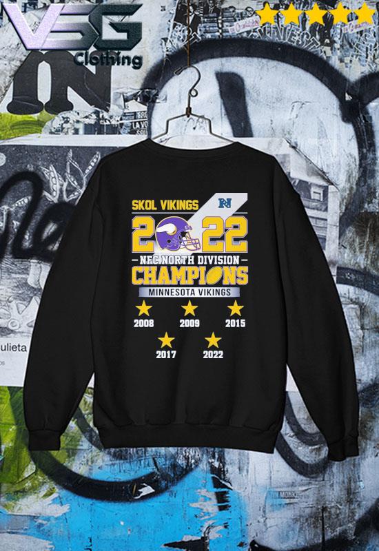 NFC North Division 2022 SKOL Champions Minnesota Vikings Unisex T