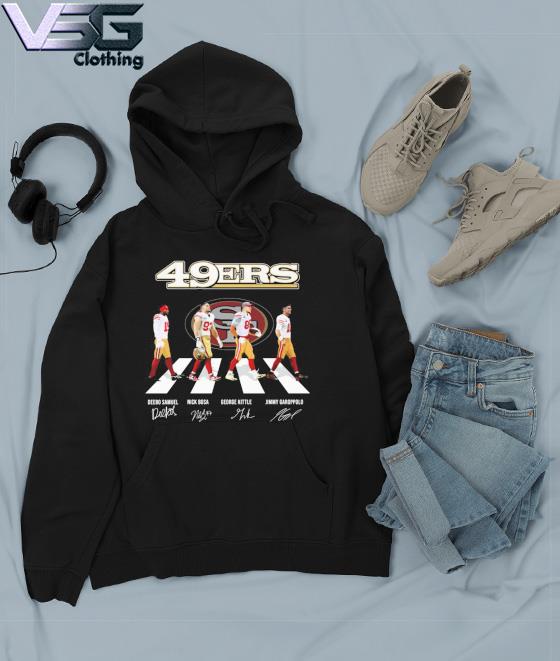 San Francisco 49ers Abbey Road Deebo Samuel Nick Bosa George Kittle jimmy  Garoppolo signatures shirt, hoodie, sweater, long sleeve and tank top