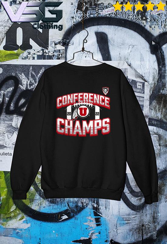 Utah Utes 2022 PAC-12 Football Conference Champions Icon Bold Shirt Sweater