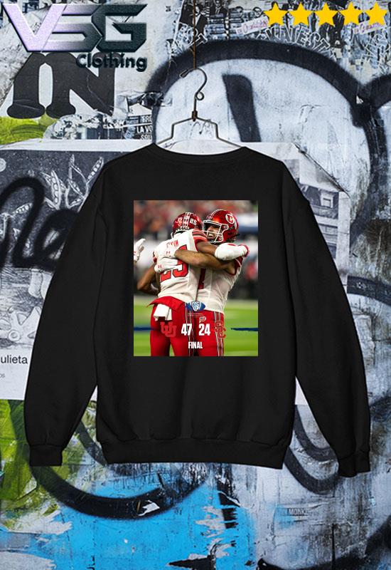 Utah Utes 47 24 Usc Trojans Football 2022 Pac-12 Champions Final Score Shirt Sweater Utah Utes 47 24 Usc Trojans Football 2022 Pac-12 Champions Final Score Shirt Sweater
