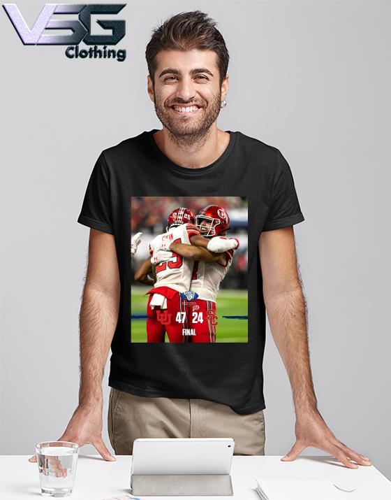 Utah Utes 47 24 Usc Trojans Football 2022 Pac-12 Champions Final Score Shirt