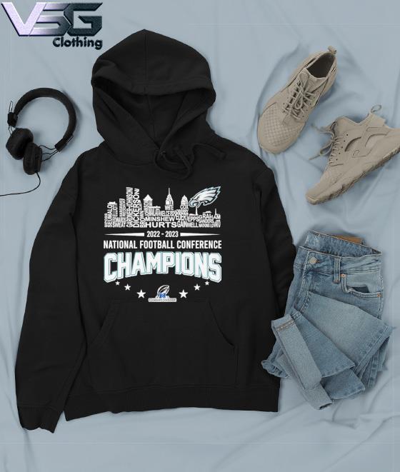 Premium Philadelphia Eagles Nike 2023 NFC Champions Roster T-Shirt, hoodie,  sweater, long sleeve and tank top