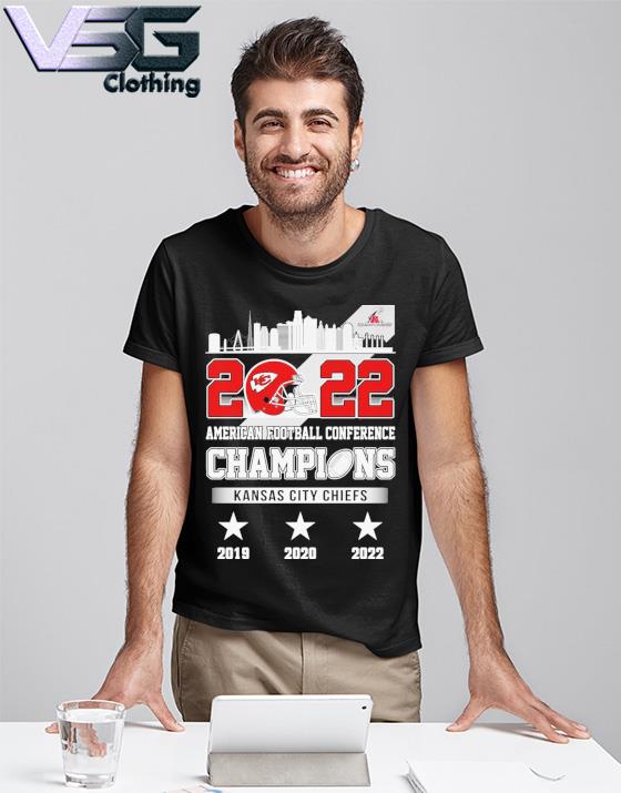 Top kansas city Chiefs 3x AFC champions 2019 2020 2022 our Kingdom shirt,  hoodie, sweater, long sleeve and tank top