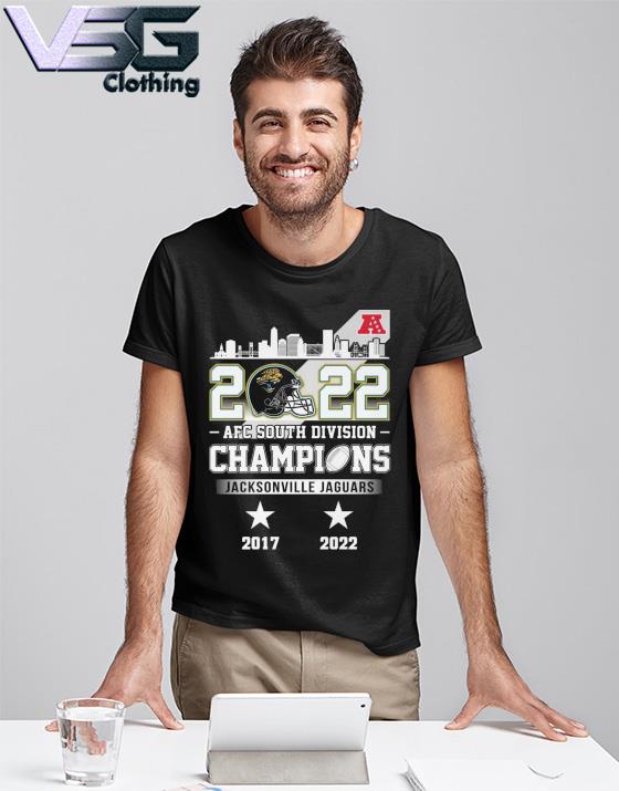 Jacksonville Jaguars City 2022 AFC South Division Champions 2017-2022 shirt,  hoodie, sweater, long sleeve and tank top