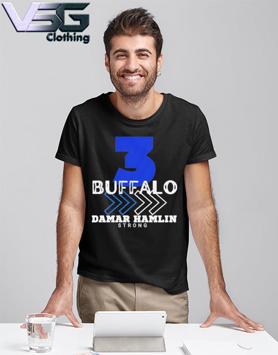 Buffalo damar hamlin strong 3 shirt, hoodie, sweater, long sleeve and tank  top