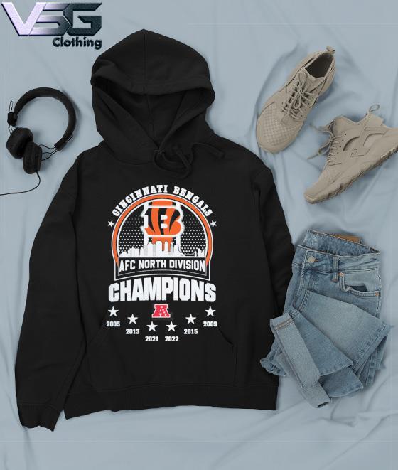 2022 AFC North Champions Cincinnati Bengals 2005-2022 Back to back shirt,  hoodie, sweater, long sleeve and tank top