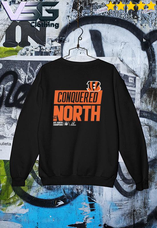 Cincinnati bengals conquered north shirt, hoodie, sweater, long sleeve and  tank top