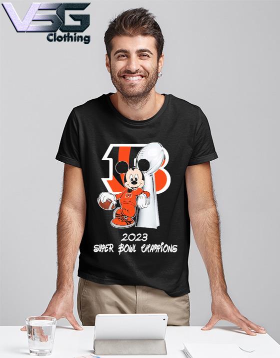 Cincinnati Bengals Mickey Super Bowl Champion T-Shirt