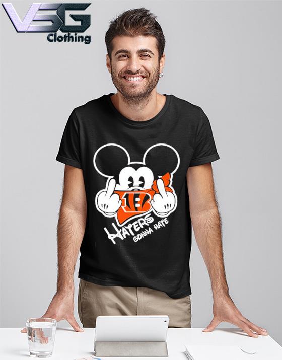 Cincinnati Bengals Mickey Mouse Haters Gonna Hate shirt