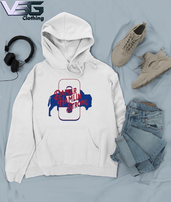 Official Damar Hamlin Strong Buffalo Football Unisex shirt, hoodie,  sweater, long sleeve and tank top