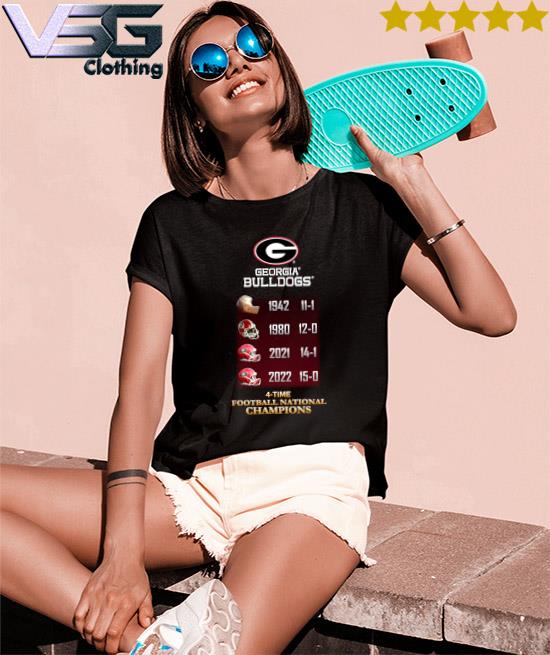 Georgia Bulldogs 3-Time Football National Champions shirt, hoodie, sweater,  long sleeve and tank top