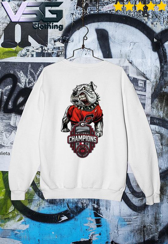 FREE shipping Georgia Bulldogs Back to Back national champions 2021 2022  shirt, Unisex tee, hoodie, sweater, v-neck and tank top