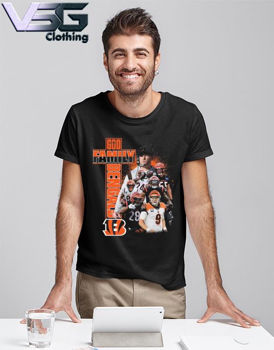 God Family Cincinnati Bengals team football shirt, hoodie, sweater, long  sleeve and tank top