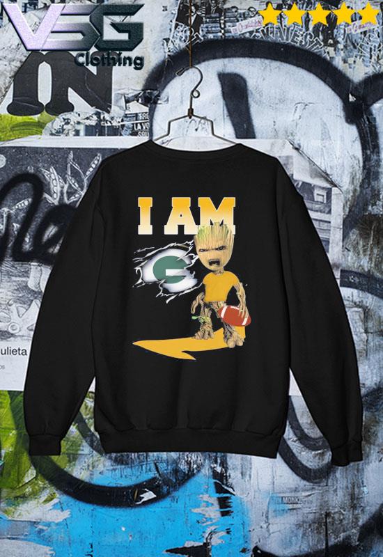 I Am Green Bay Packer Groot T Shirts, Hoodies, Sweatshirts & Merch