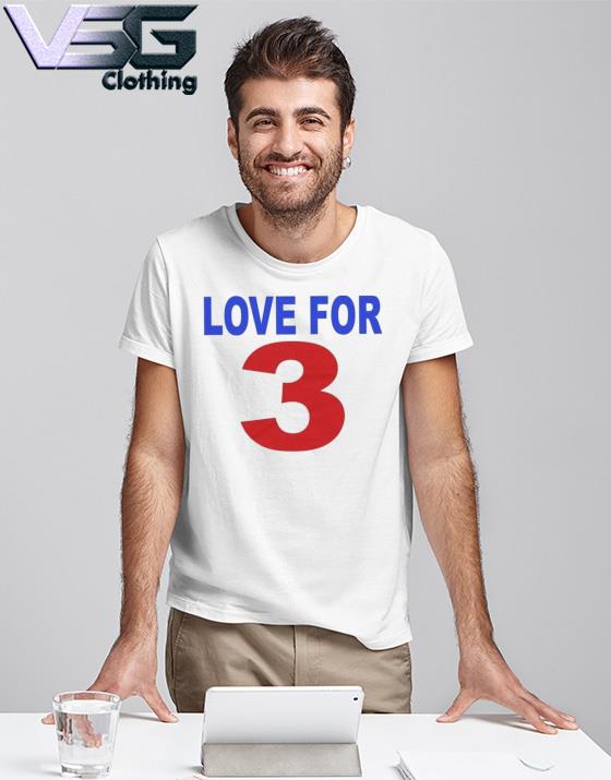 Love for 3 damar hamlin pray for damar hamlin shirt, hoodie