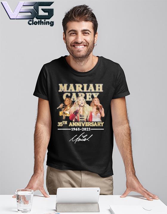 Mariah Carey 35th Anniversary 1968-2023 signature shirt, hoodie