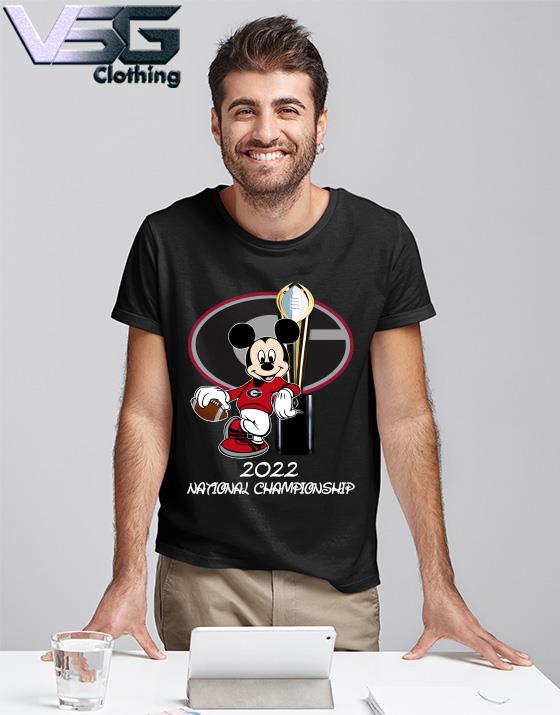 Georgia Bulldogs National Championship 2023 Mickey Mouse Cup Shirt