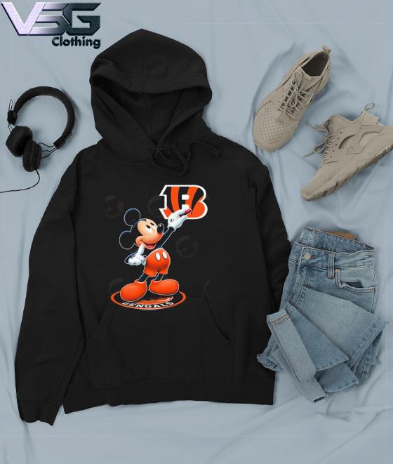 NFL Cincinnati Bengals Disney Number Mickey Mouse shirt, hoodie, sweater,  long sleeve and tank top