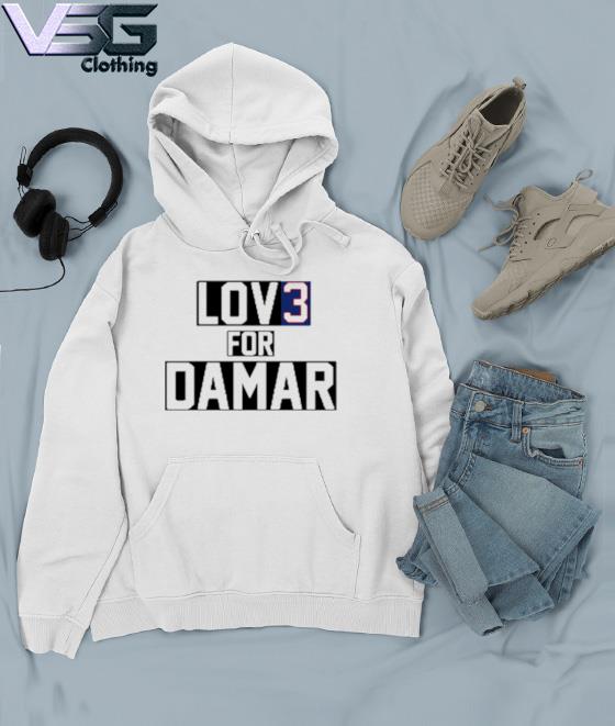 Nfl Love For 3 Damar tee Shirt, hoodie, sweater, long sleeve and