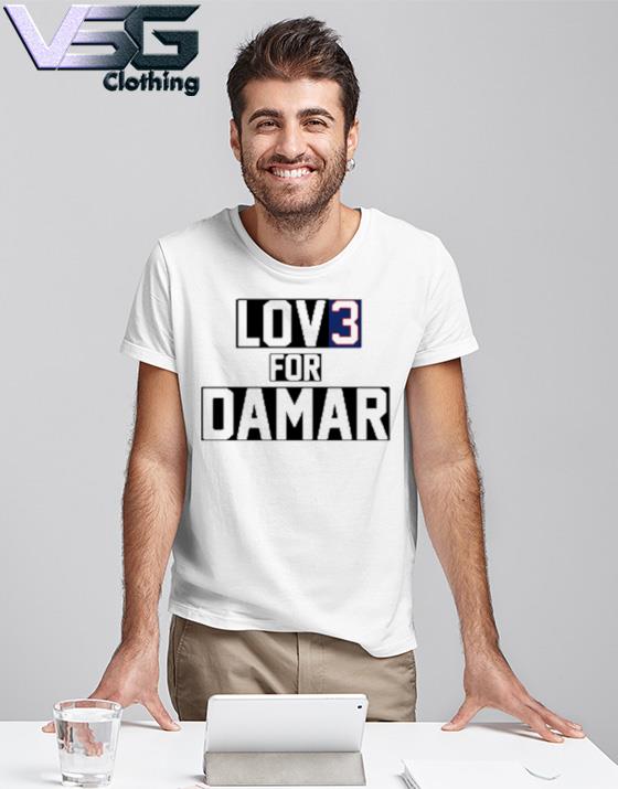 Love For 3 Shirt, Damar Hamlin Football Crewneck Unisex T-shirt