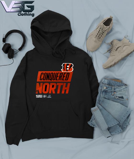 Cincinnati bengals conquered north nike shirt, hoodie, sweater, long sleeve  and tank top