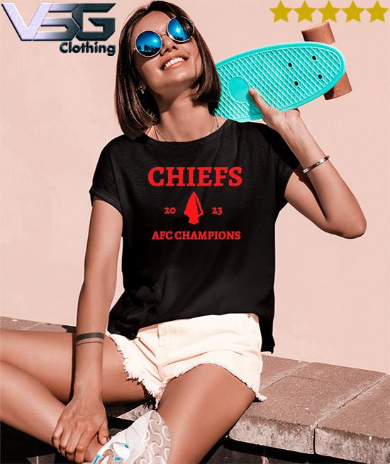 Official Chiefs 2023 AFC Champions shirt