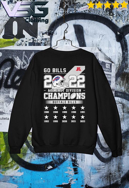 Official Buffalo Bills AFC East division champions 2021 2022