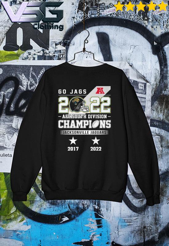 Official jacksonville Jaguars City 2022 AFC South Division Champions  2017-2022 shirt