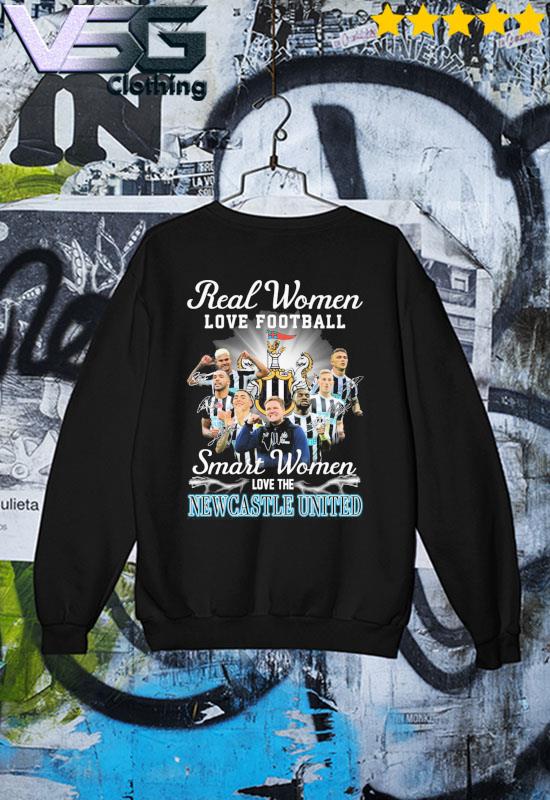 Real women love football smart women love Newcastle United shirt