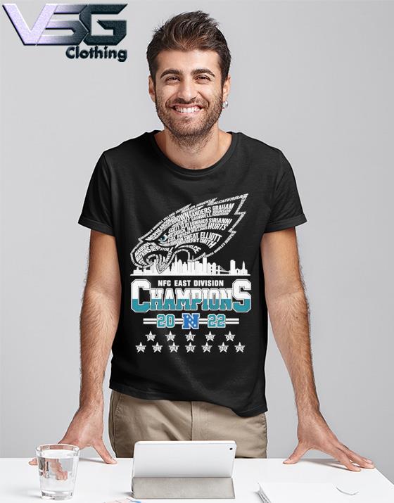 Philadelphia Eagles 2022 nfc east division champions 1980 2022 T