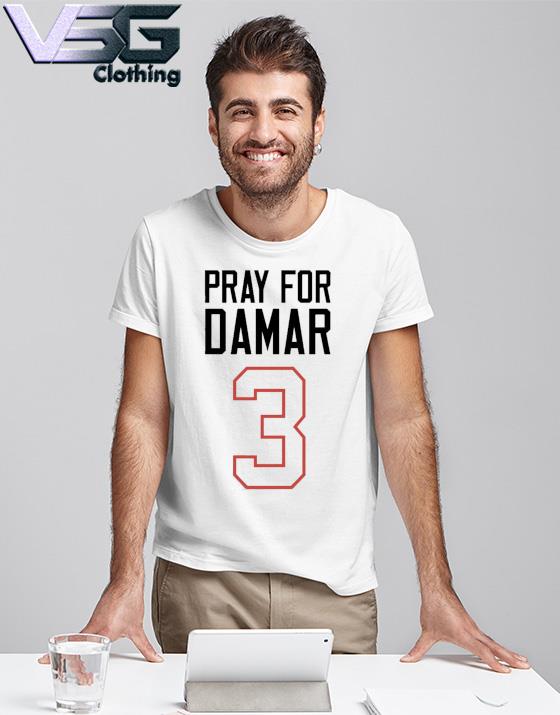 Pray for Damar 3 Damar Hamlin Gift Shirts, hoodie, sweater, long