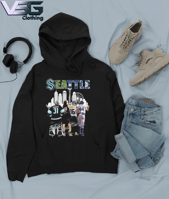 Seattle Sports Tyler Lockett Julio Rodríguez Philipp Grubauer Signatures  Shirt, hoodie, sweater, long sleeve and tank top