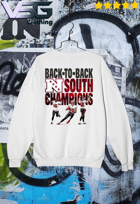 Official Tampa bay buccaneers back to back NFC south champs 2021 2022 shirt,tank  top, v-neck for men and women