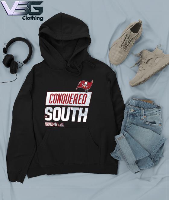 Official Tampa Bay Buccaneers Conquered The South 2022 Nfc South Division  Champions Locker Room T-shirt, hoodie, sweater, long sleeve and tank top