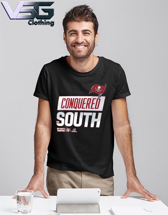 Official Tampa Bay Buccaneers Conquered The South 2022 Nfc South Division  Champions Locker Room T-shirt, hoodie, sweater, long sleeve and tank top