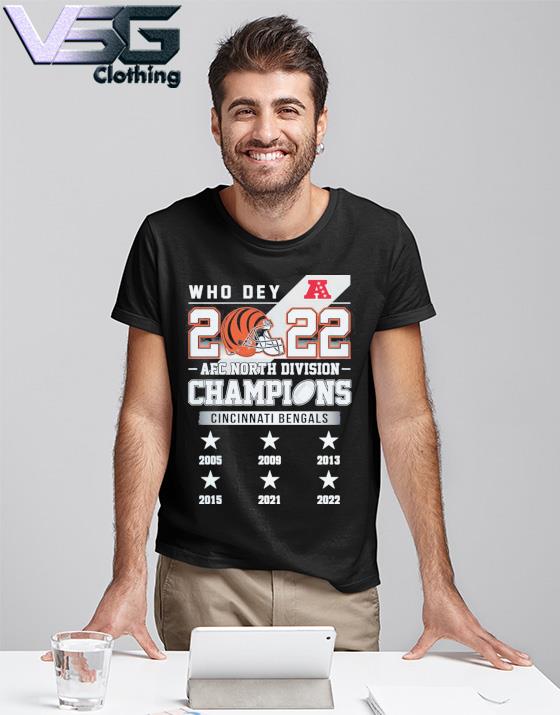 Cincinnati Bengals 2021 2022 AFC North Division Champions shirt