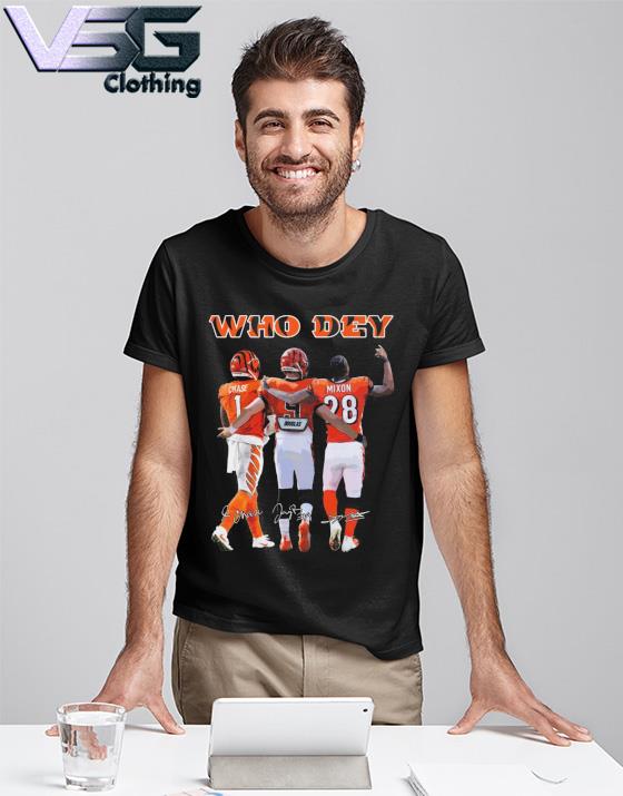 Burrow Who Dey Joe Cincinnati Bengals Shirt